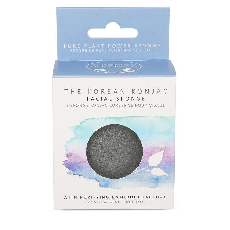Konjac Sponge with Bamboo Charcoal
